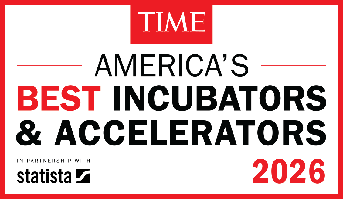 Statista and TIME logo for America's Best Incubators and Accelerators 2026 ranking.