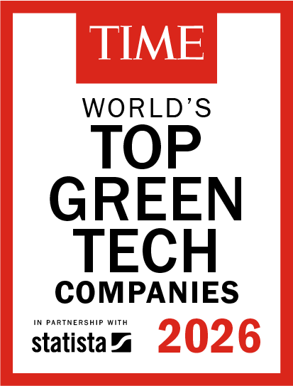 Statista and TIME logo for World's Top GreenTech Companies 2026 ranking.