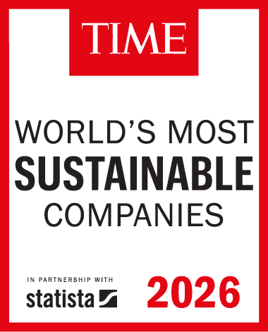 Statista and TIME logo for World’s Most Sustainable Companies 2026 ranking.