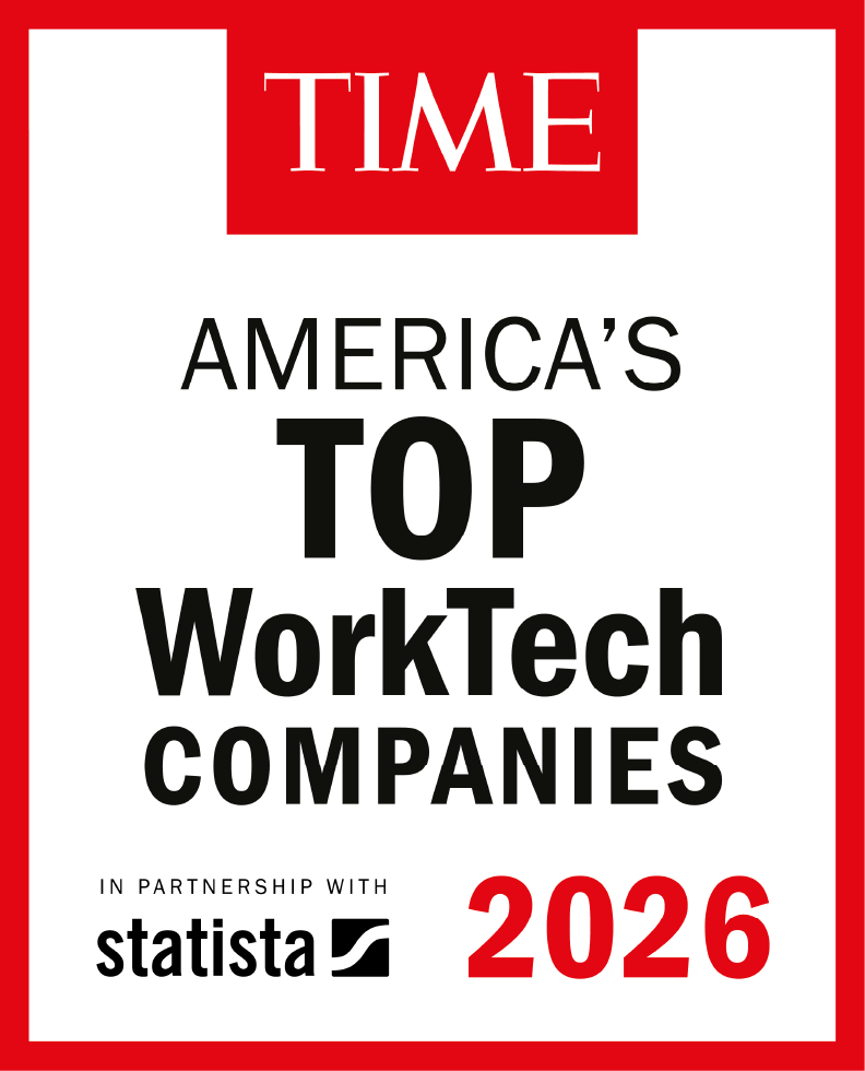 Statista and TIME logo for America's Top WorkTech Companies 2026 ranking.
